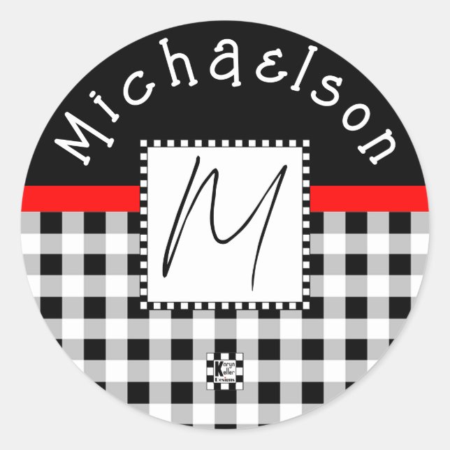 Redonda Pegatina (Anverso)