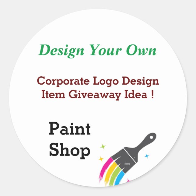 Redonda Pegatina (Anverso)