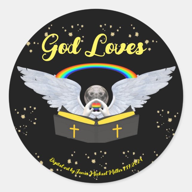 Redonda Pegatina (Anverso)