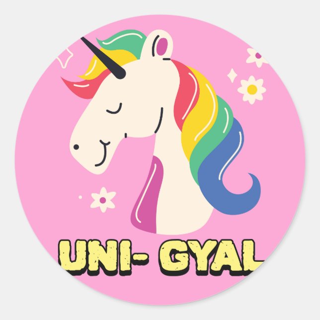 Redonda Pegatina (Anverso)