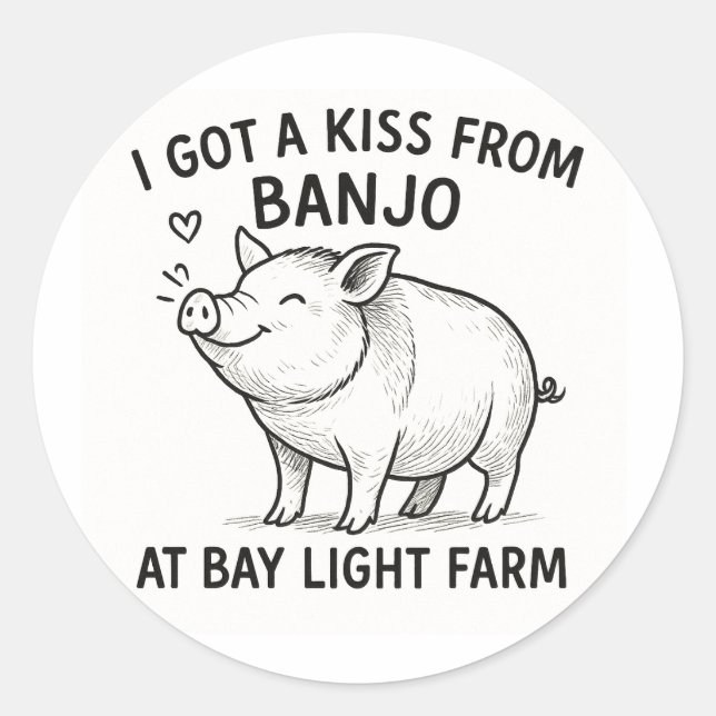 Redonda Pegatina (Anverso)