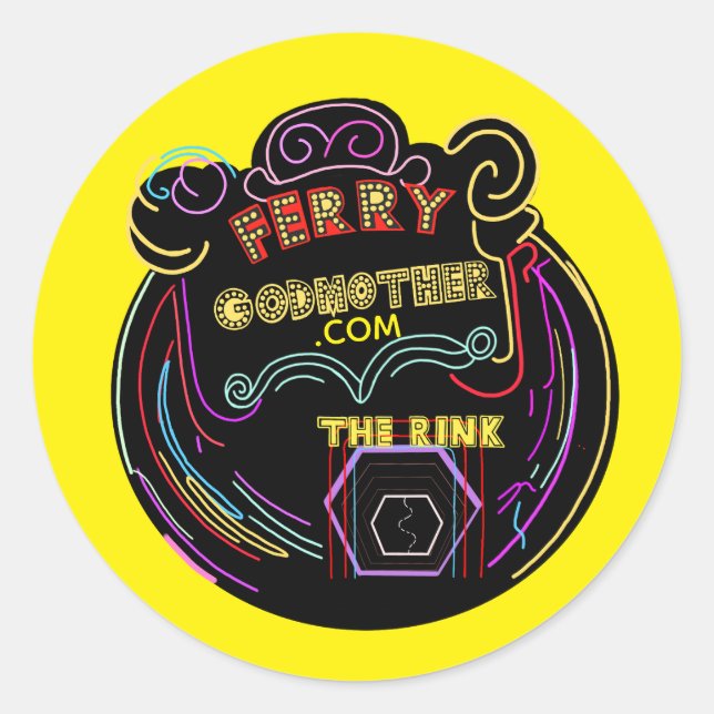 Redonda Pegatina (Anverso)