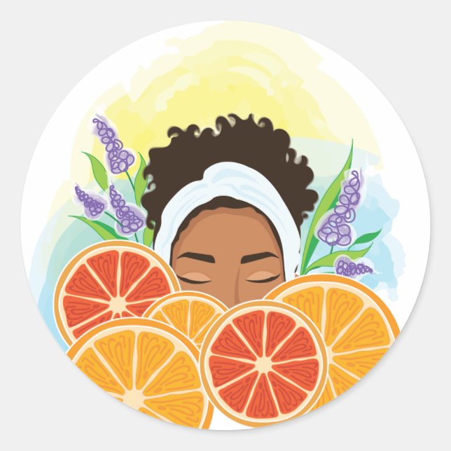 Redonda Pegatina (Anverso)