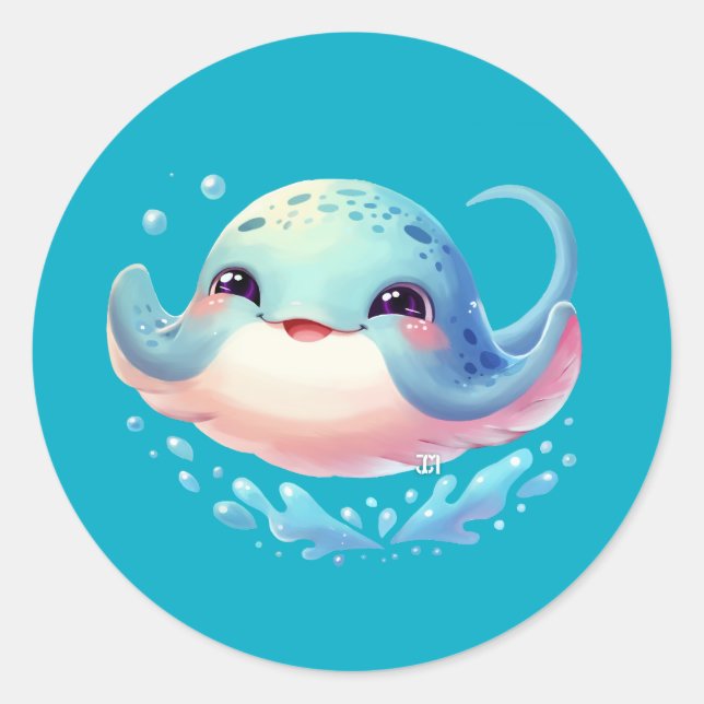 Redonda Pegatina (Anverso)