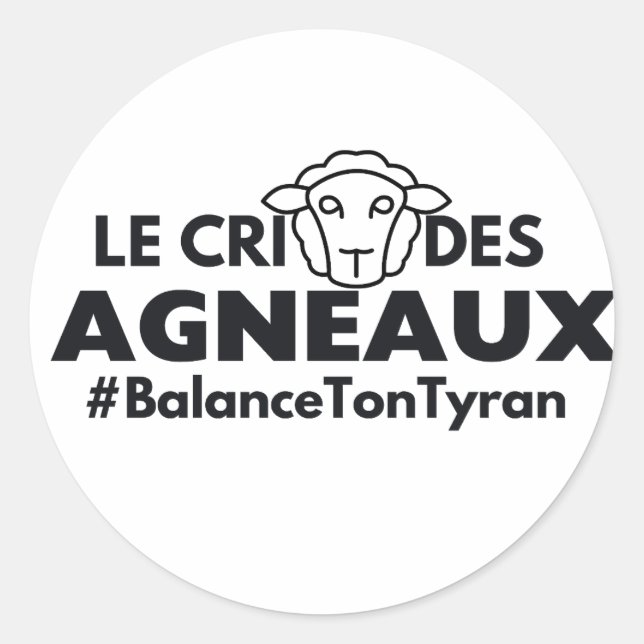 Redonda Pegatina (Anverso)