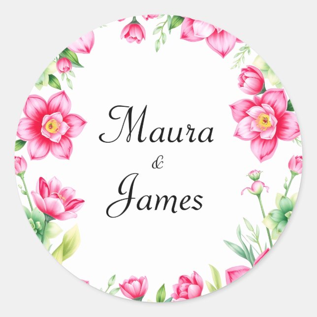 Redonda Pegatina (Anverso)