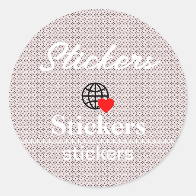 Redonda Pegatina (Anverso)