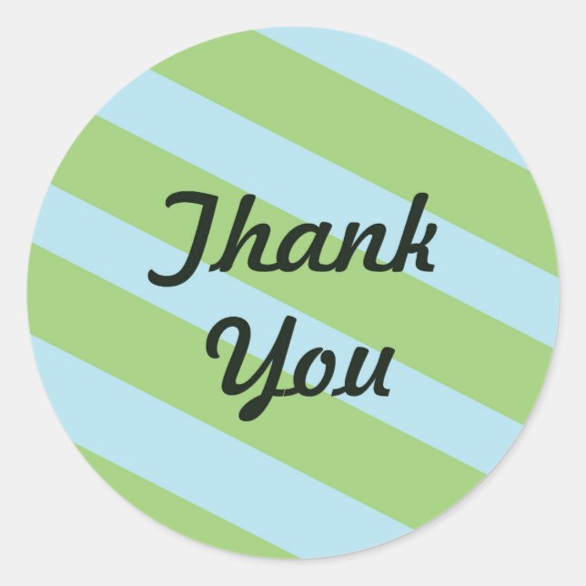 Redonda pegatina (Anverso)