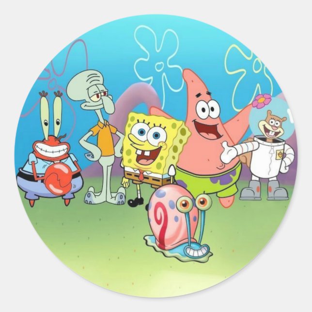 Redonda Pegatina (Anverso)