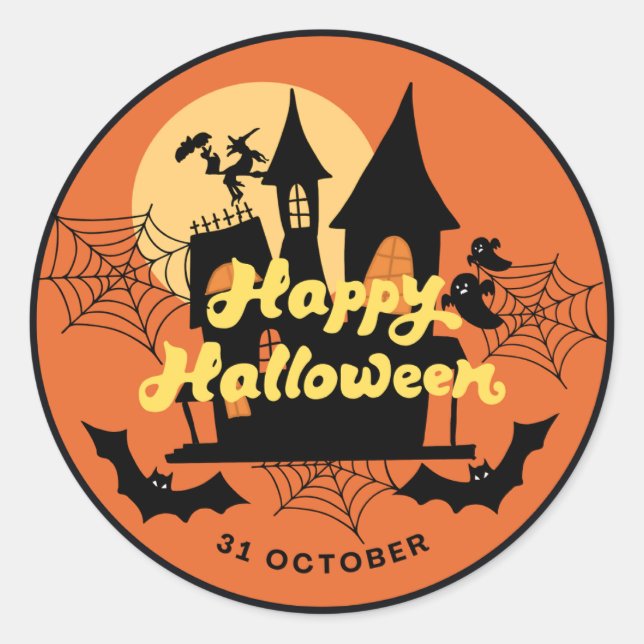 Redonda Pegatina (Anverso)