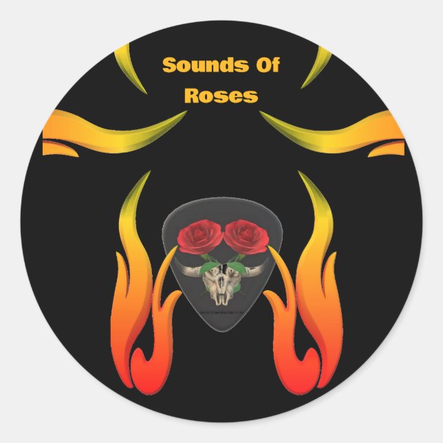 Redonda Pegatina (Anverso)