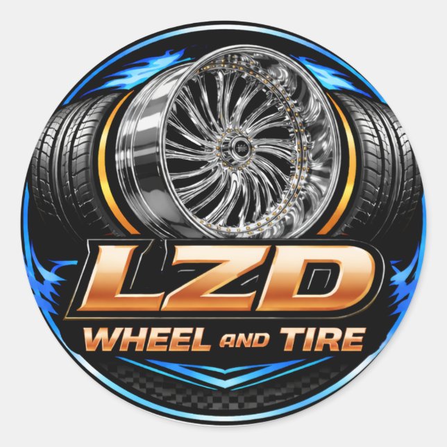 Redonda Pegatina (Anverso)