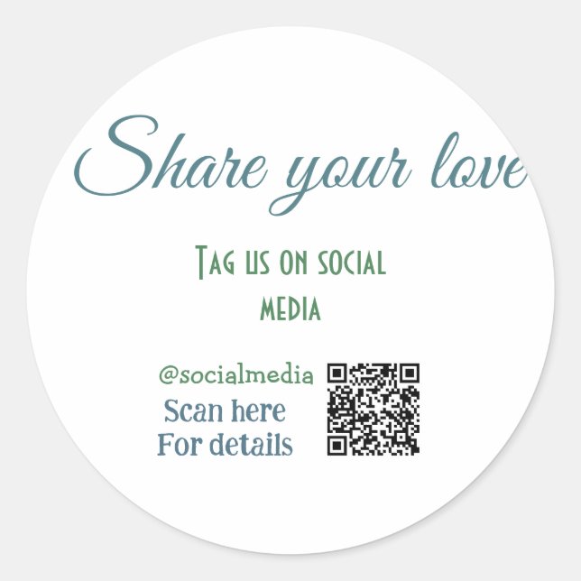 Redonda Pegatina (Anverso)