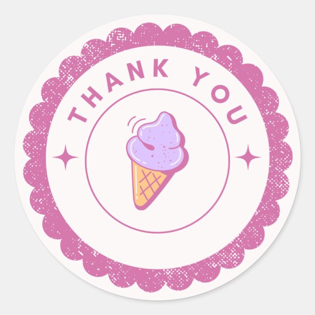 Redonda Pegatina (Anverso)