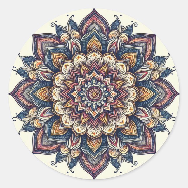 Redonda Pegatina (Anverso)