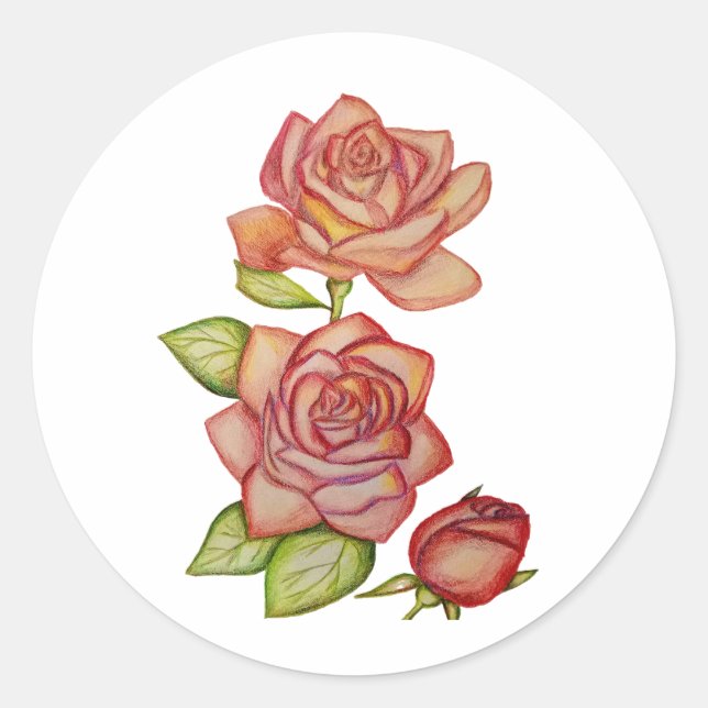 Redonda Pegatina (Anverso)