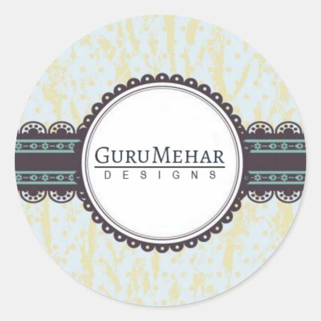 Redonda Pegatina (Anverso)