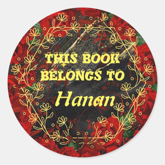 Redonda Pegatina (Anverso)