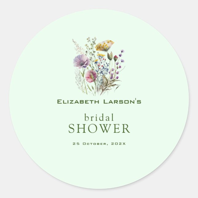 Redonda Pegatina (Anverso)