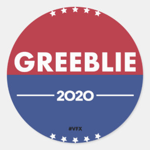 Redonda Pegatina 2020 de Greeblie
