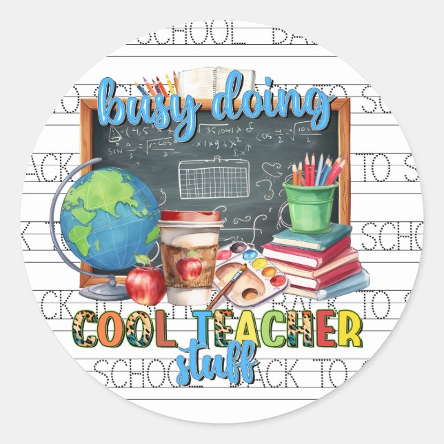 Redonda Pegatina a hacer (Anverso)