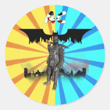 PEGATINA AC BAT-MAN