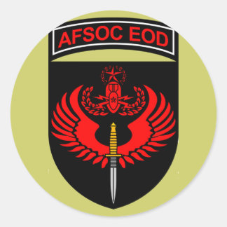 REDONDA PEGATINA AFSOC EOD