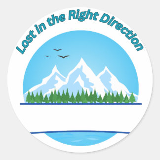 Redonda Pegatina amante de los viajes