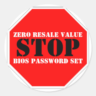 Redonda Pegatina amonestador disuasivo del hurto