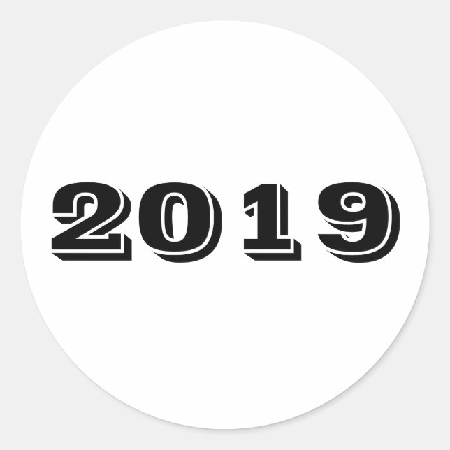 Redonda Pegatina - Año 2019 (Anverso)