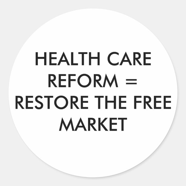 Redonda Pegatina anti-Obama (Anverso)