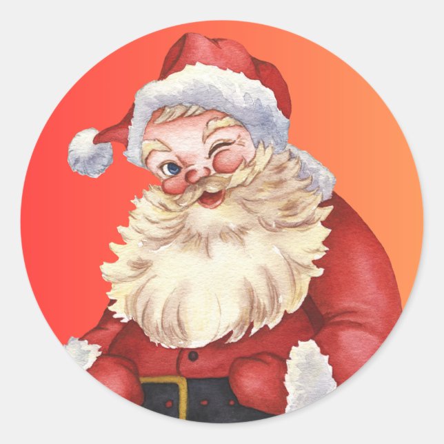 Redonda pegatina atractivo (Anverso)