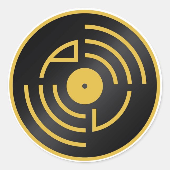 REDONDA PEGATINA ATS (Anverso)