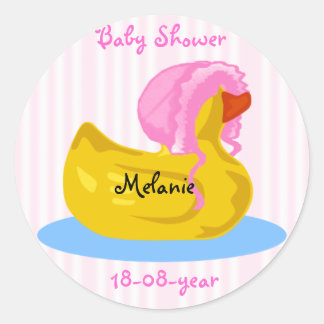 REDONDA PEGATINA BABY SHOWER -