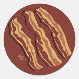 Redonda Pegatina Bacon