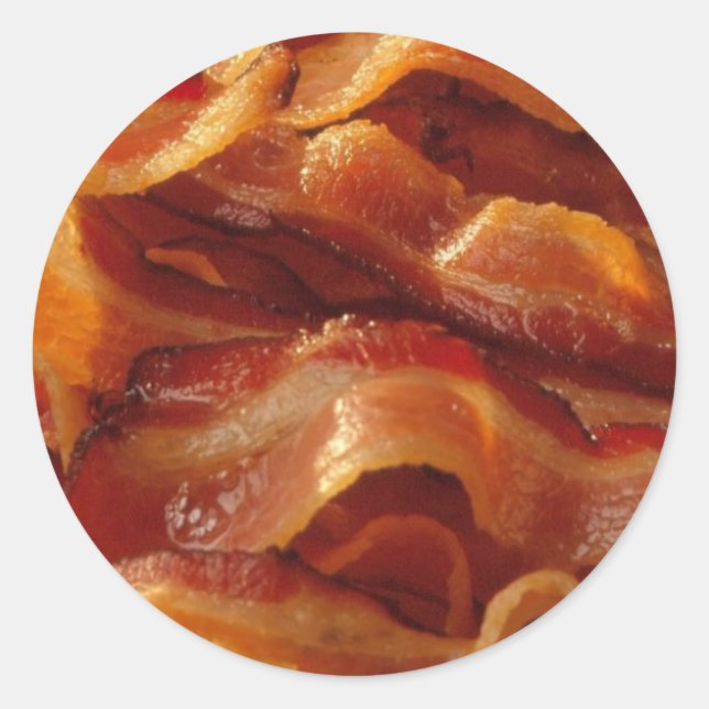 Redonda Pegatina Bacon (Anverso)