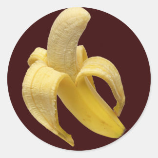 Redonda Pegatina bananero