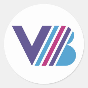 Redonda Pegatina Basic Logo VroomBastic