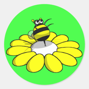 Redonda Pegatina BEE