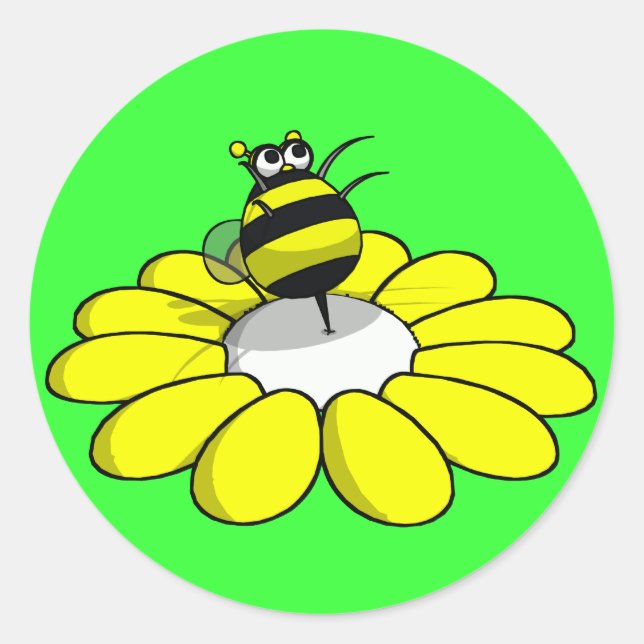 Redonda Pegatina BEE (Anverso)