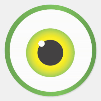 Redonda Pegatina Big Eyeball