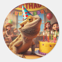 Pegatina Birthday Beardie