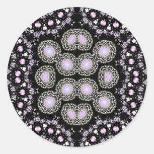 Redonda pegatina bLACKB-JEWELD