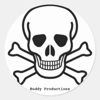 Redonda PEGATINA blanco BP 7