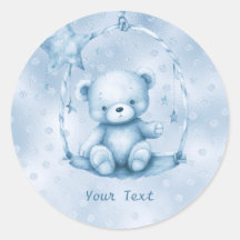 Pegatina Blue Teddy Bear