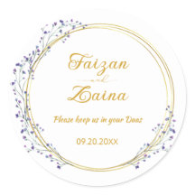 Pegatina Boda islámico Nikkah Shaadi