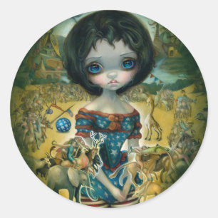 Redonda pegatina "Bosch Circus"