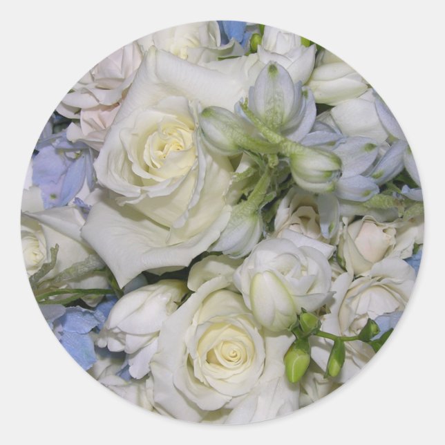 Redonda Pegatina Bouquet (Anverso)