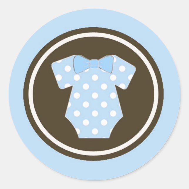 Redonda Pegatina Bowties (Anverso)