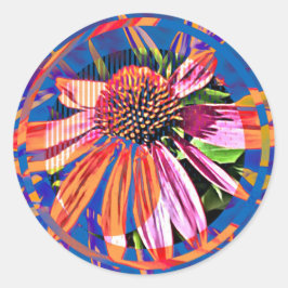 Redonda Pegatina brillante y bello